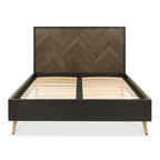Fumed Oak & Peppercorn Bed - King Size