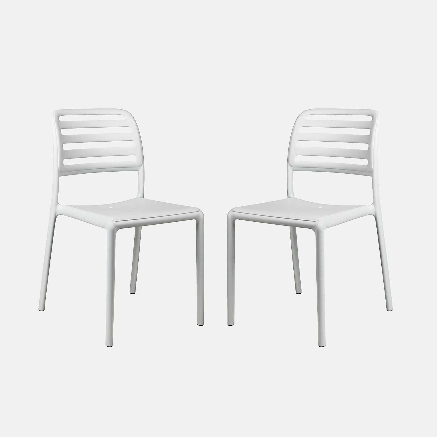 Costa Armless Garden Chair By Nardi - Set Of 2