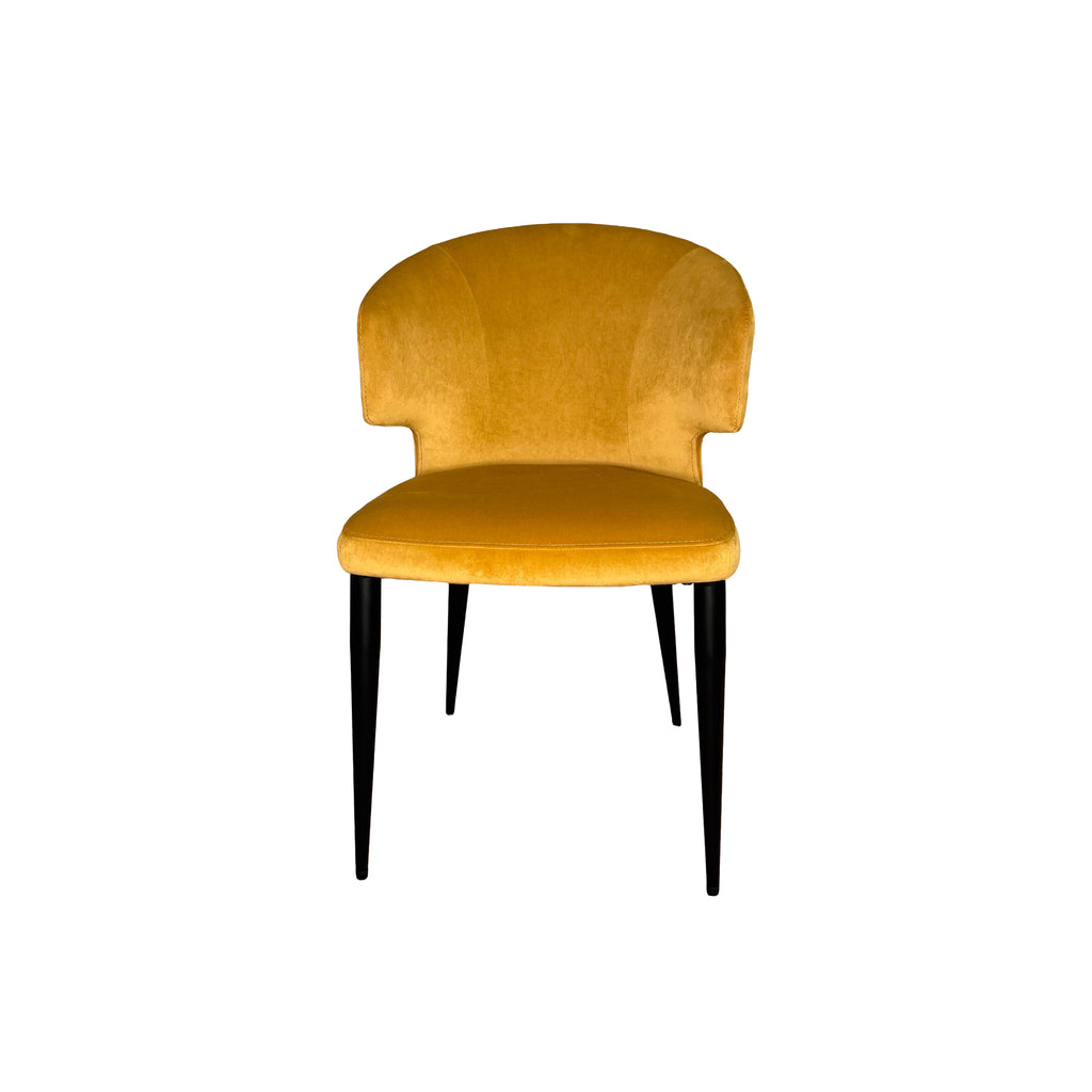 Pearl Dining Chair, Set Of 2 - Mustard Yellow