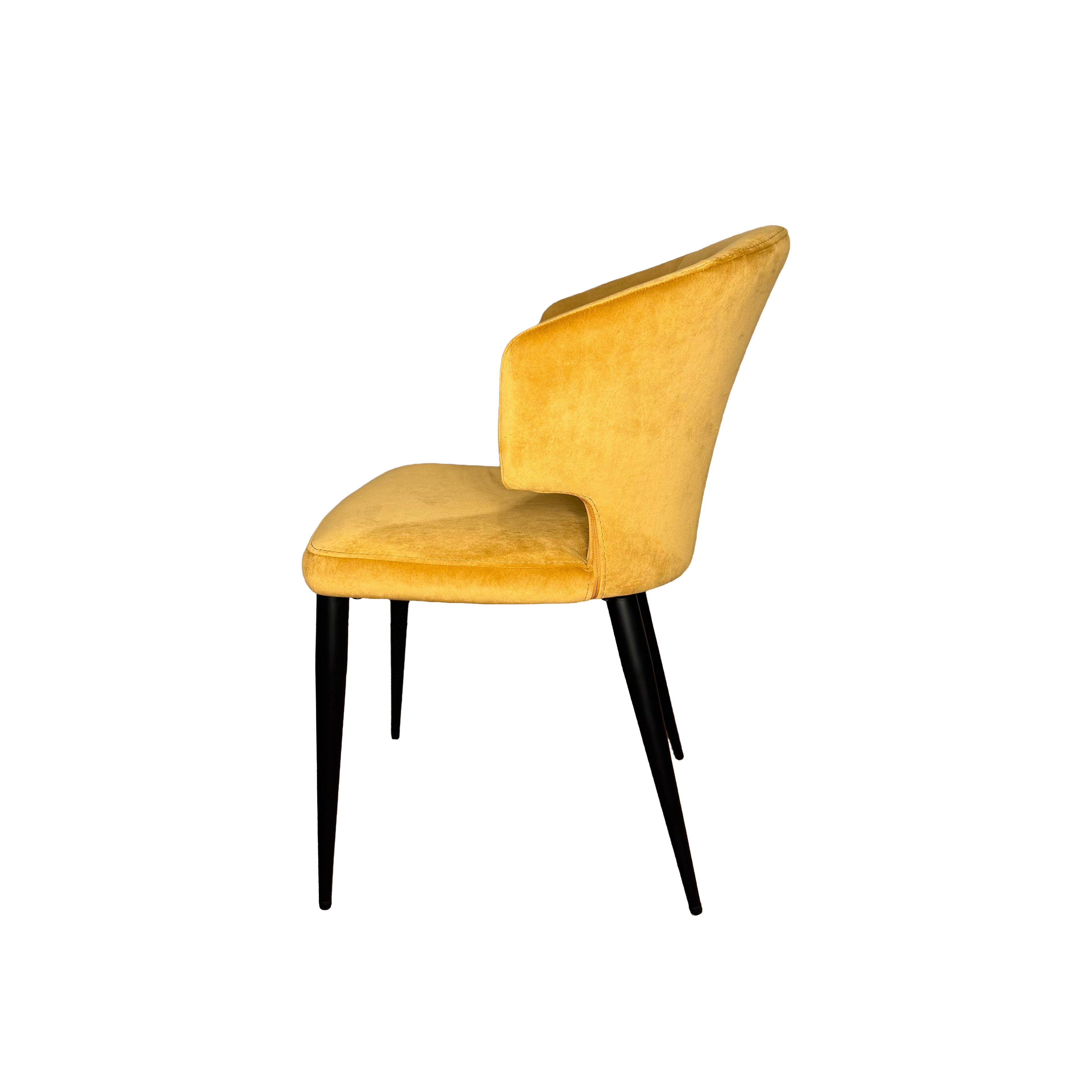Pearl Dining Chair, Set Of 2 - Mustard Yellow