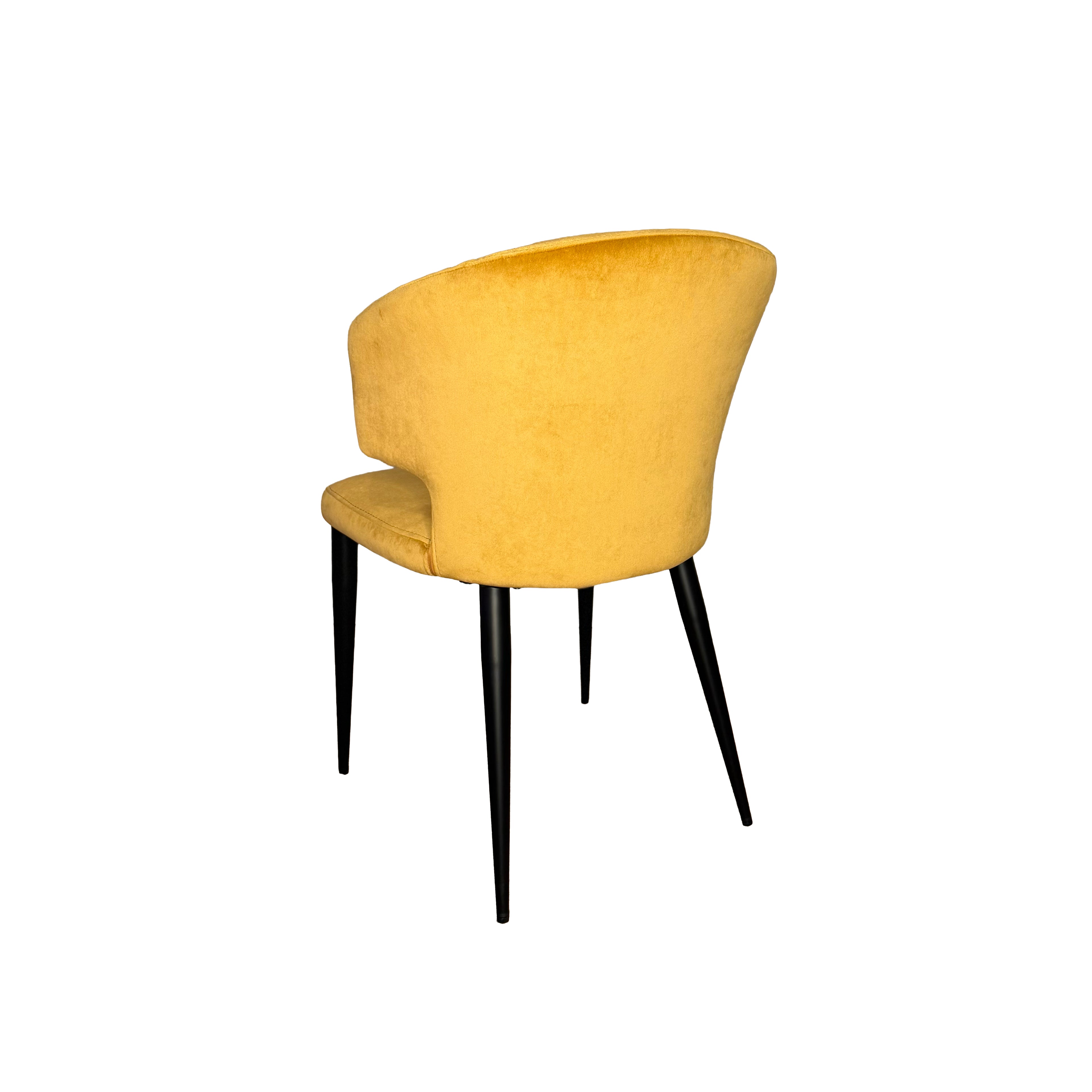 Pearl Dining Chair, Set Of 2 - Mustard Yellow
