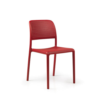 Bora Armless Chair By Nardi - Set Of 6 - Red