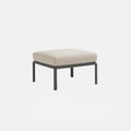 Komodo pouf or comfy footstool with bouncy cushioned top. At to the end of your Komodo sofa module set up or place freestanding to rest your feet after a long day!