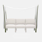 Komodo Ombra 3 sofa with canopy. choose a base colour finish.