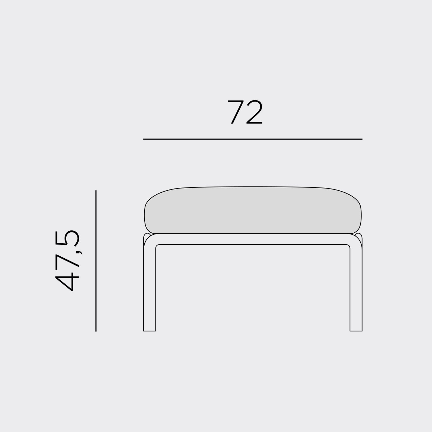 The Komodo footstool or pouf is the cherry on the top of the Komodo set up.