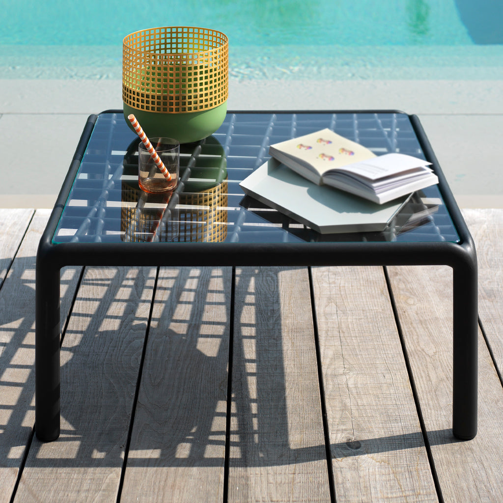 Komodo Coffee Table with Glass By Nardi