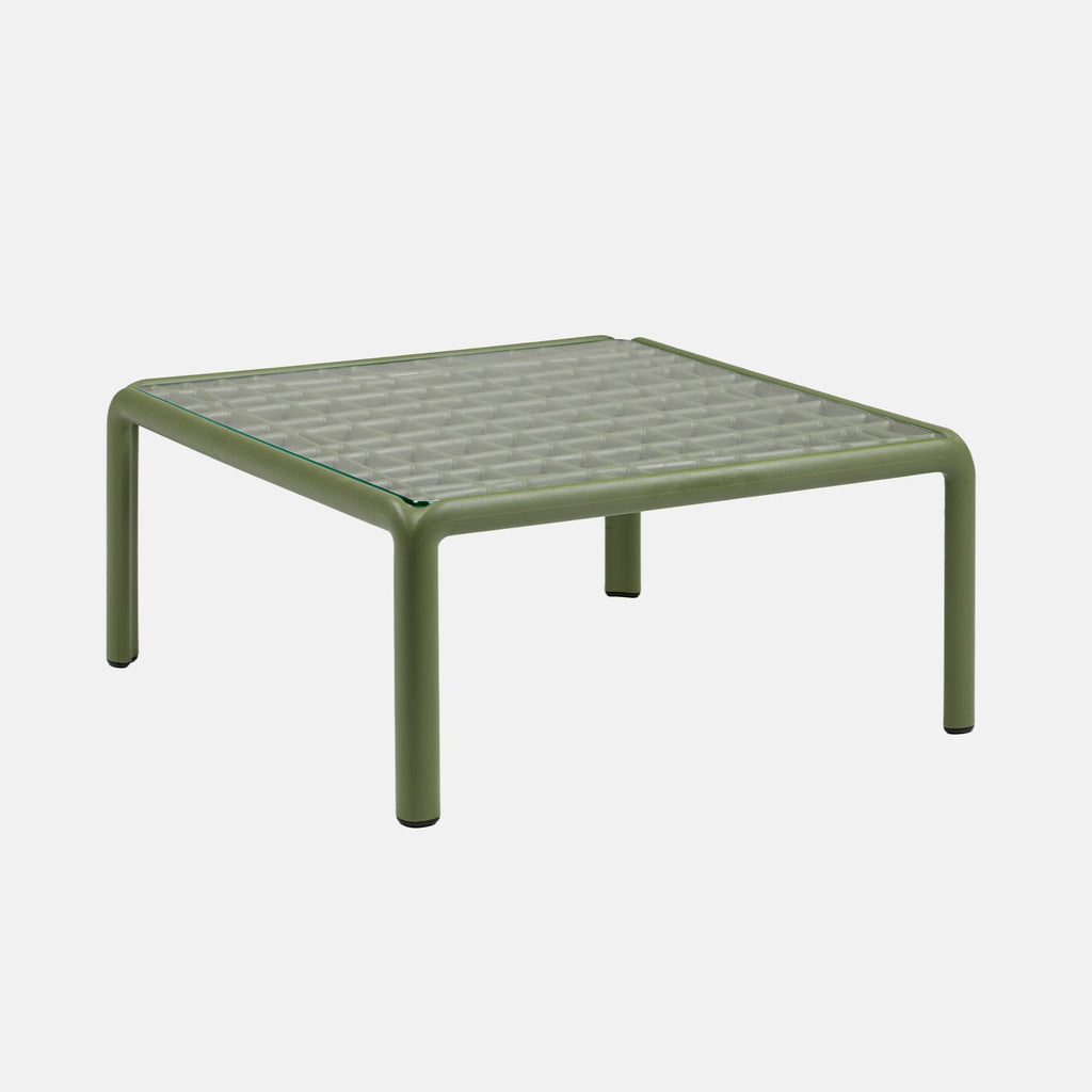 Komodo Coffee Table with Glass By Nardi