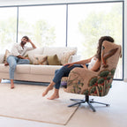 Sustainable recliner chair manufacture.Fama makes the Kylian to high specifications as well as being as eco-friendly as possible. Shop the Kylian online.