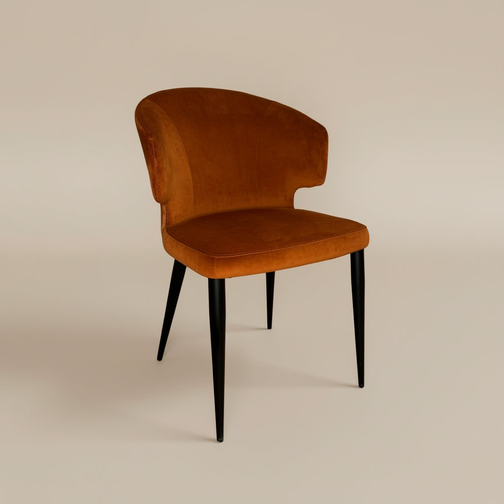 Pearl Dining Chair, Set Of 2 - Burnt Orange