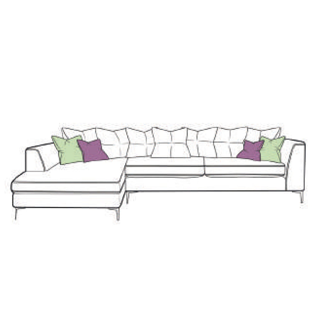 Finley Sofa - Large Chaise Scatter Back