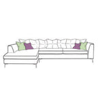 Finley Sofa - Large Chaise Scatter Back