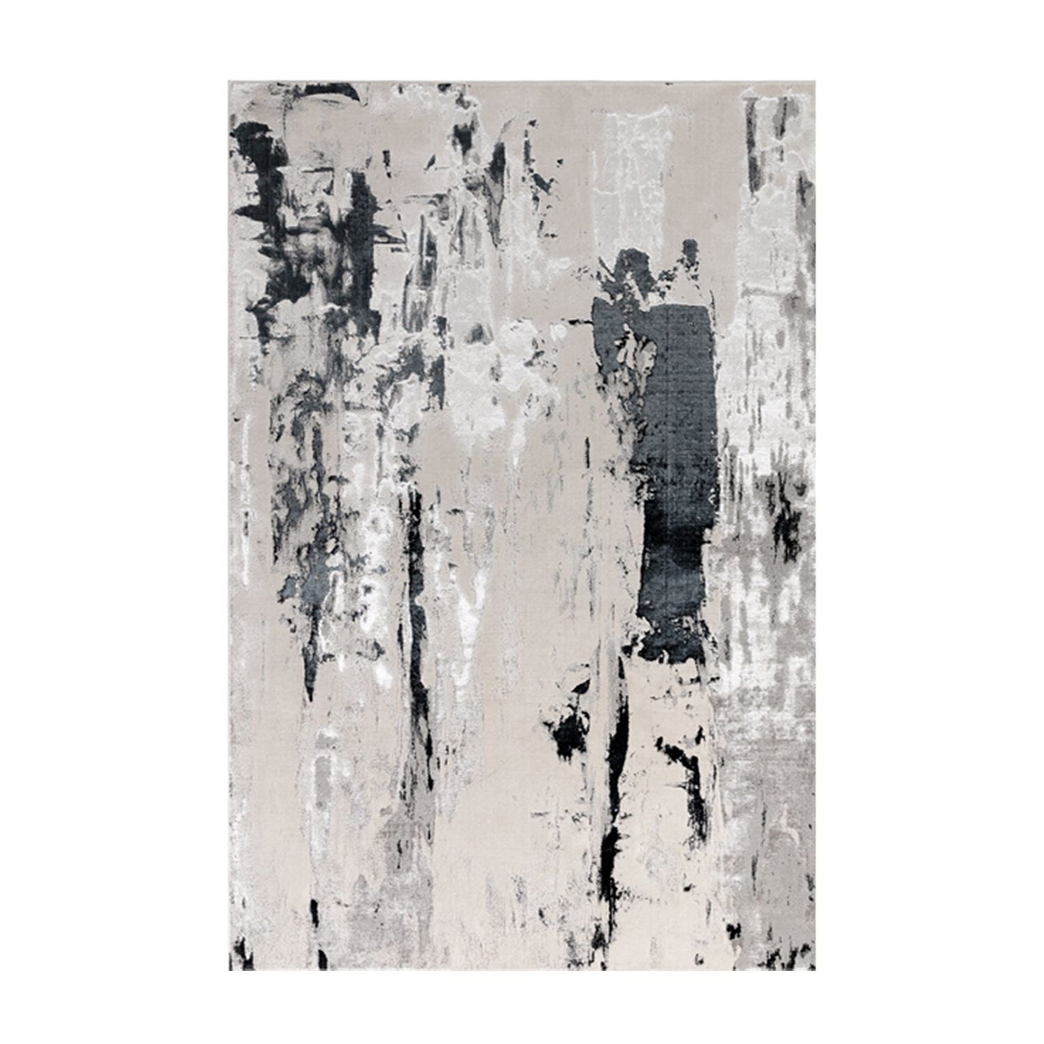 Aurora Floor Rug - Glacier Silver