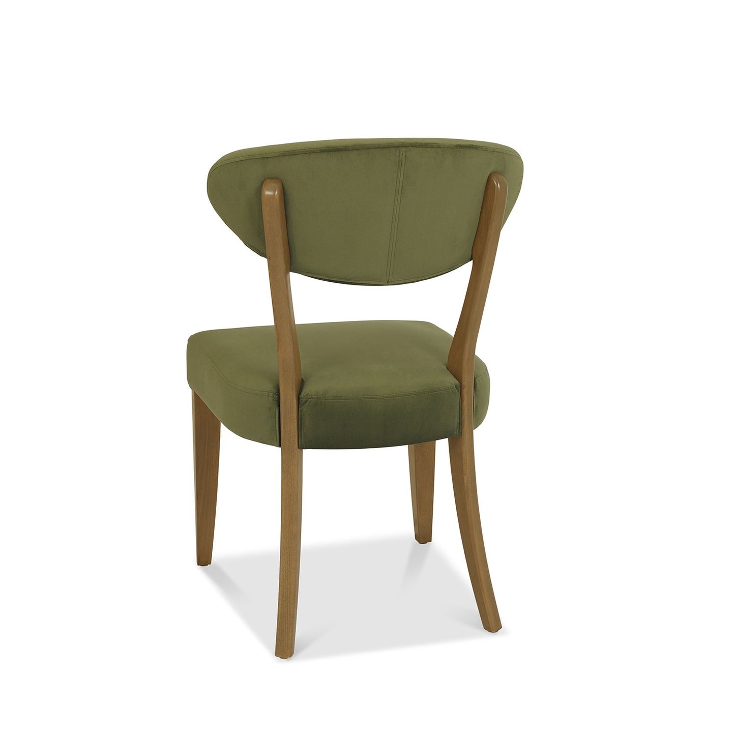 Oak Dining Chair - Cedar Velvet