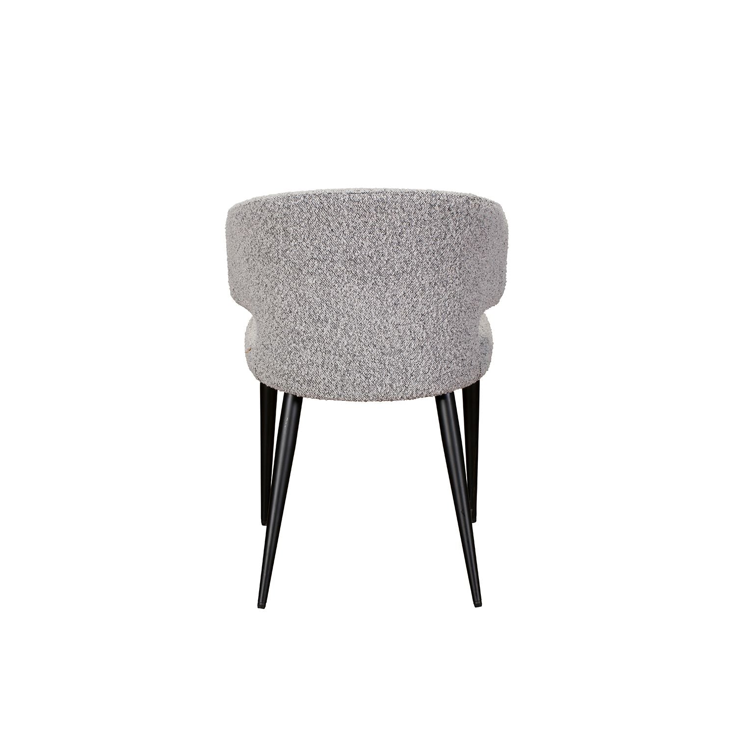 Belle Dining Chair - Grey Boucle