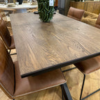 CLEARANCE - Marlow Oak Dining Table - 160-200cm Extending