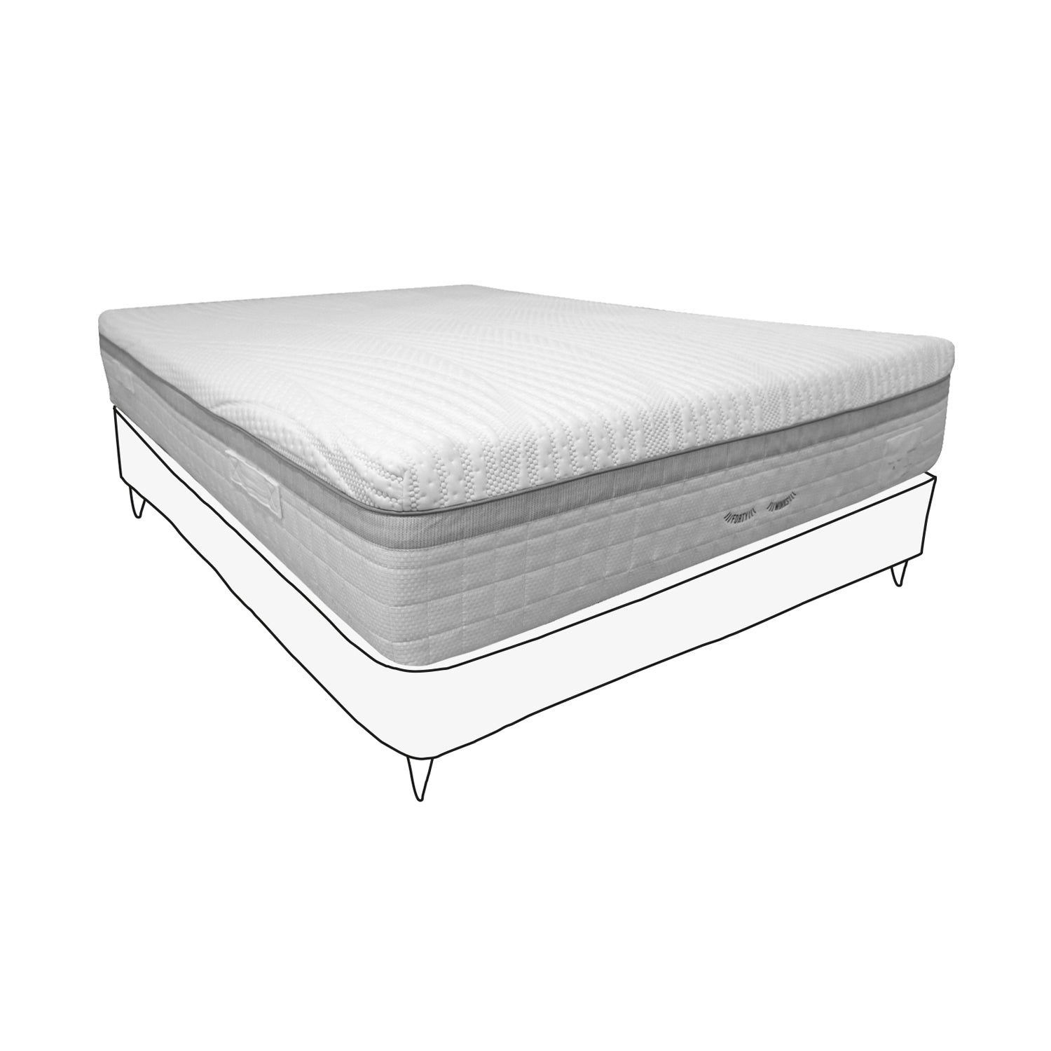 King Size - Mattress & Floating Divan