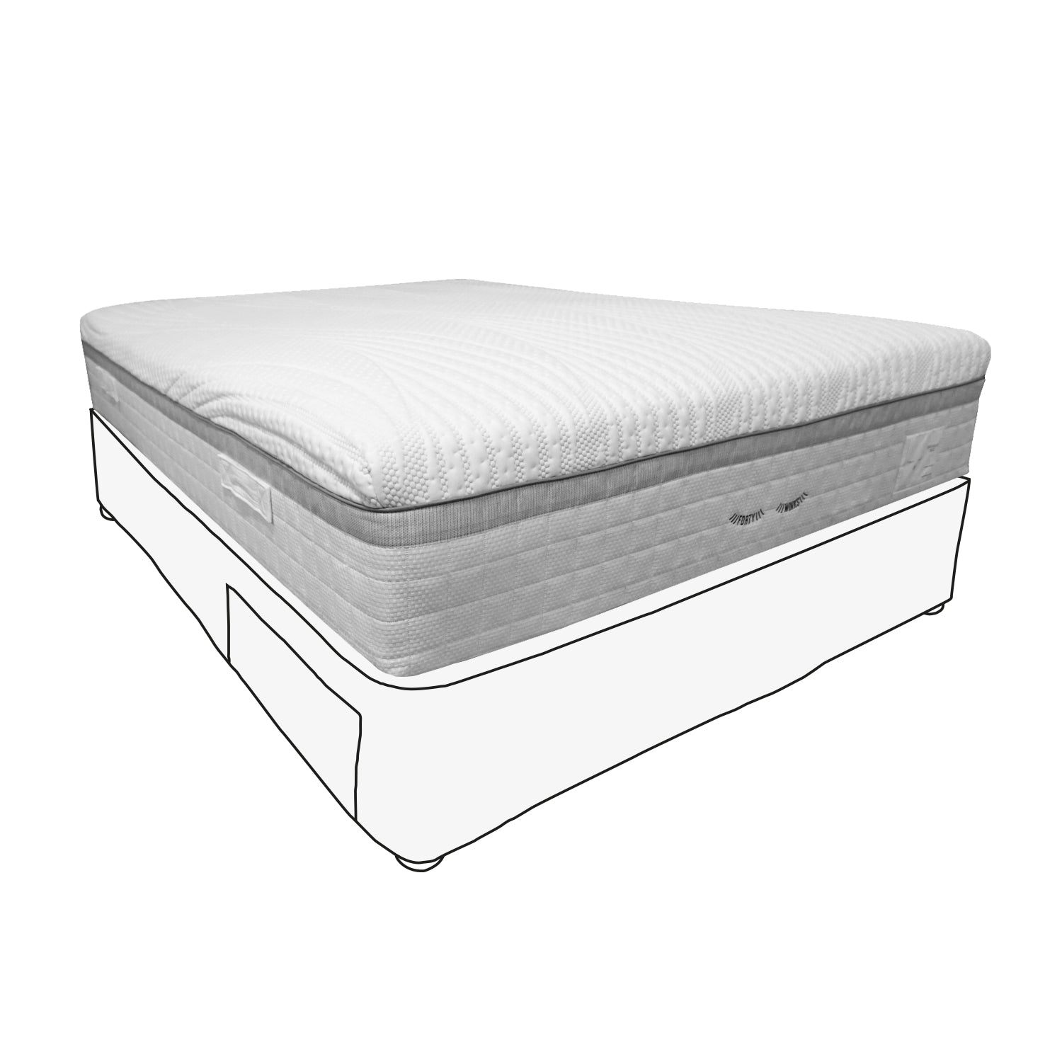 Super King - Mattress & Divan With Drawers