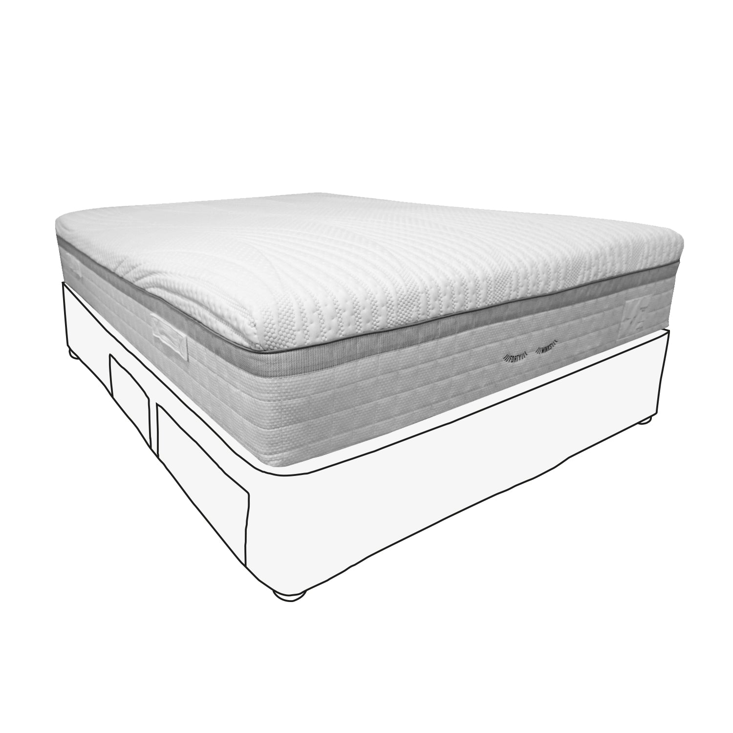 Super King - Mattress & Divan (Set Of 4 Drawers)