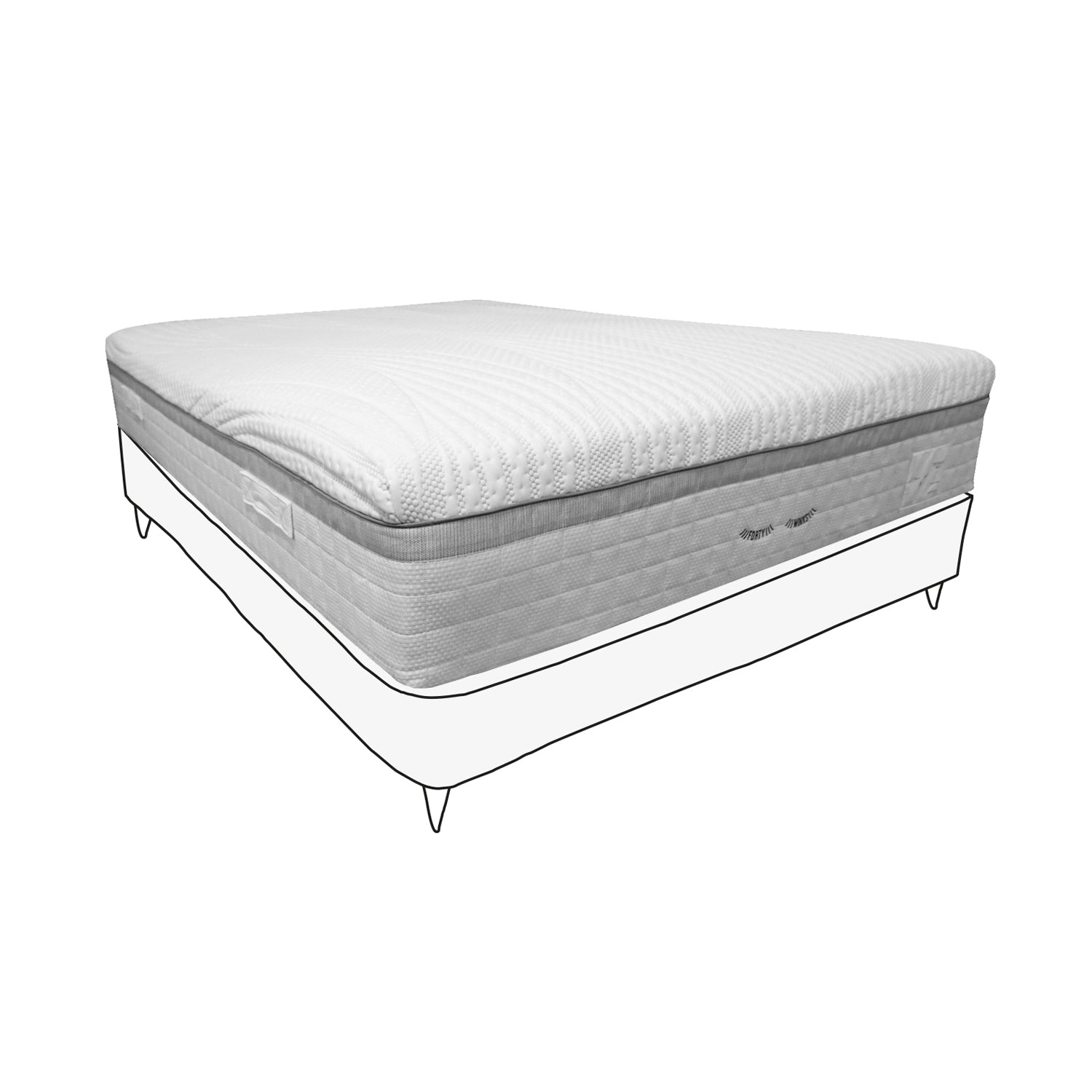 King Size - Mattress & Floating Divan