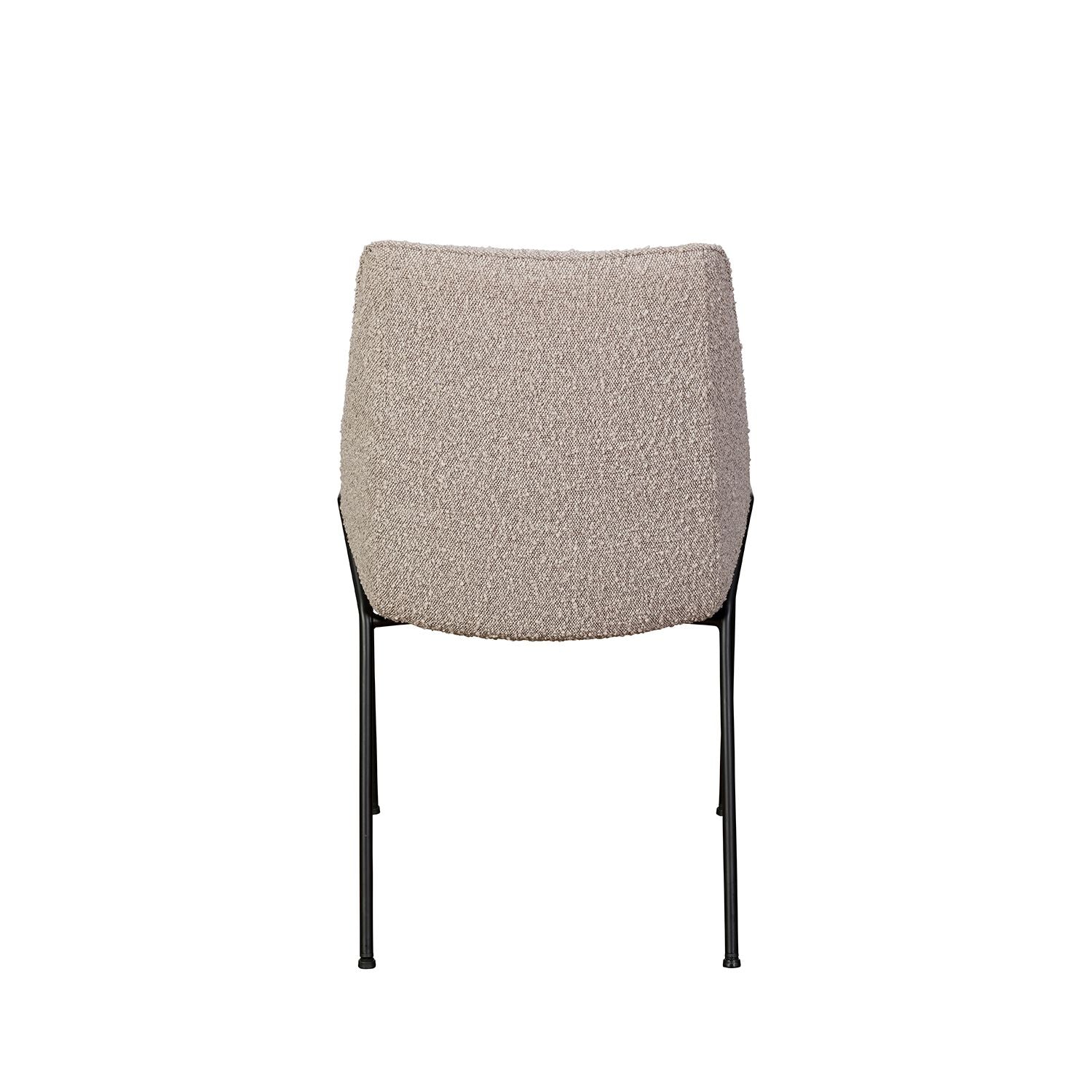 Anna Dining Chair - Grey Boucle