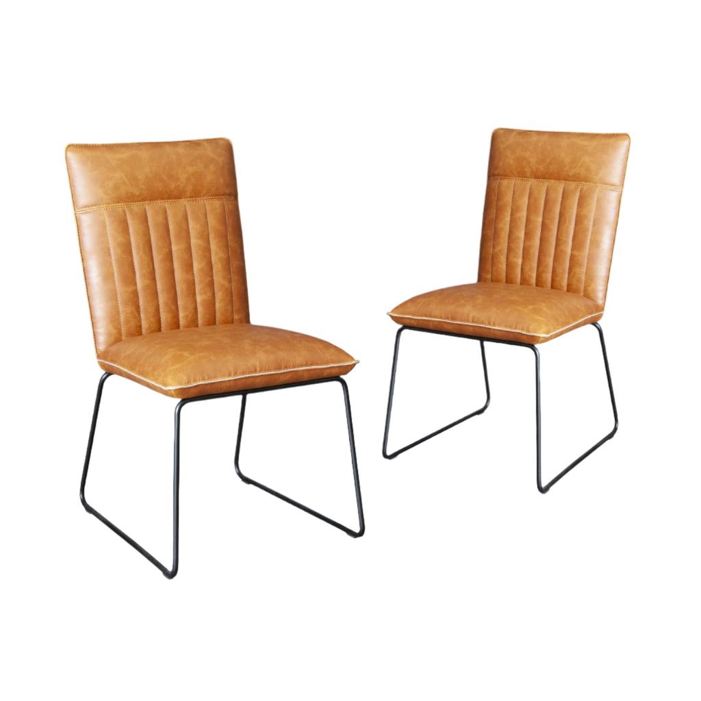 Mac Dining Chair, Set Of 2 - Tan