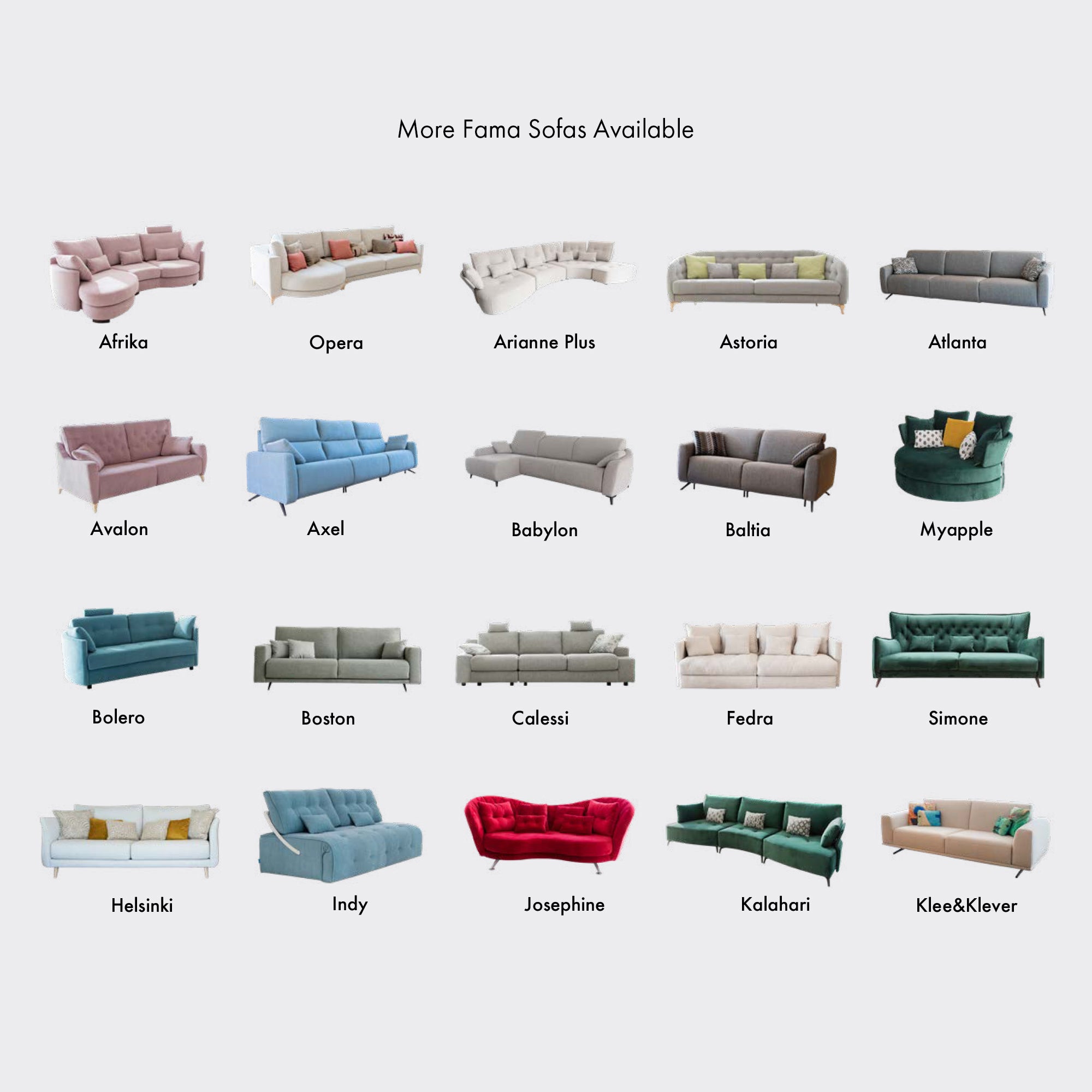 The Fedra Modular Sofa By Fama Design A Fama Sofa In Norwich