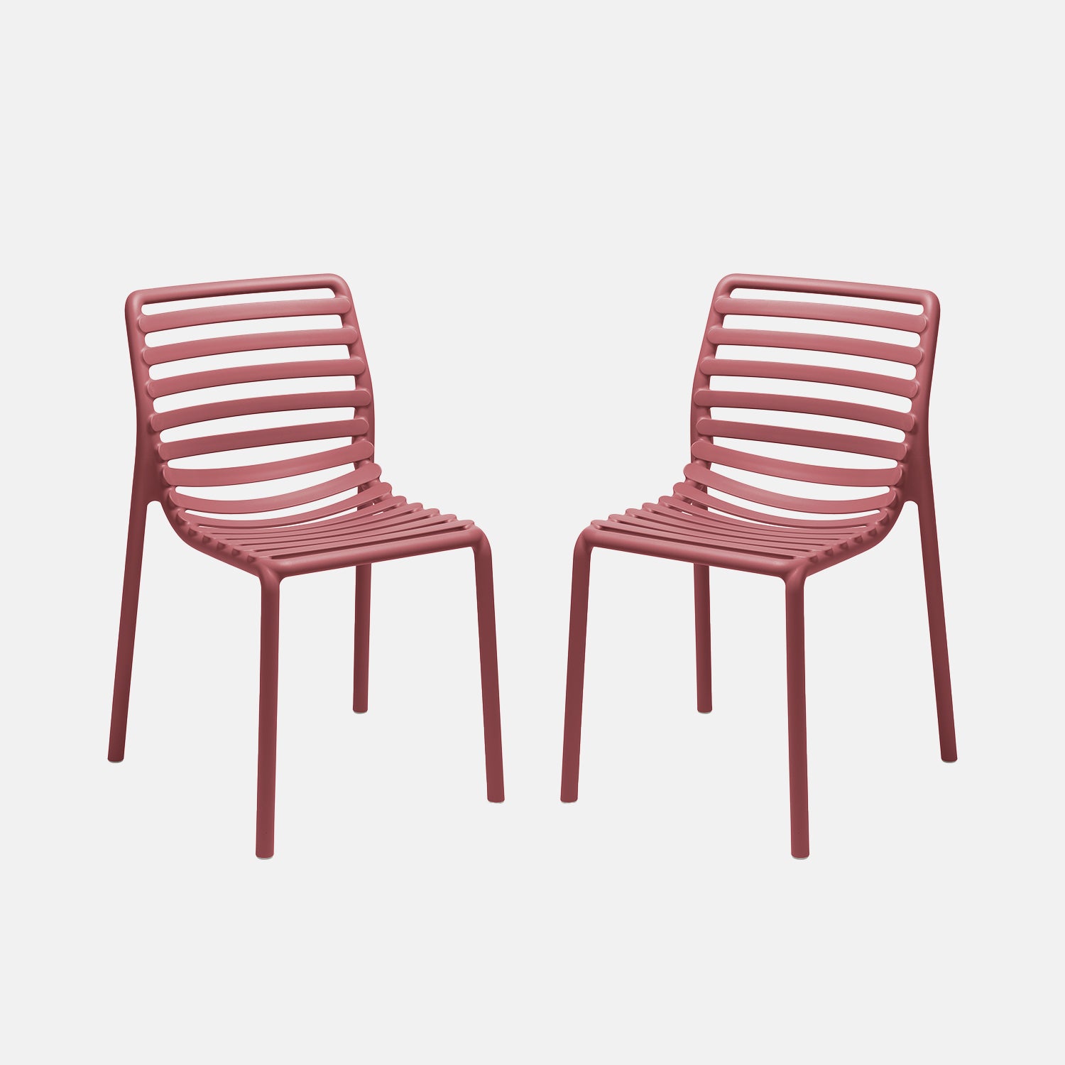 Doga Armless Chair By Nardi - Set Of 2