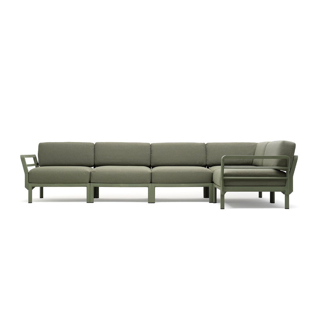 Maximo 5 In Olive With Timo Sunbrella Cushions