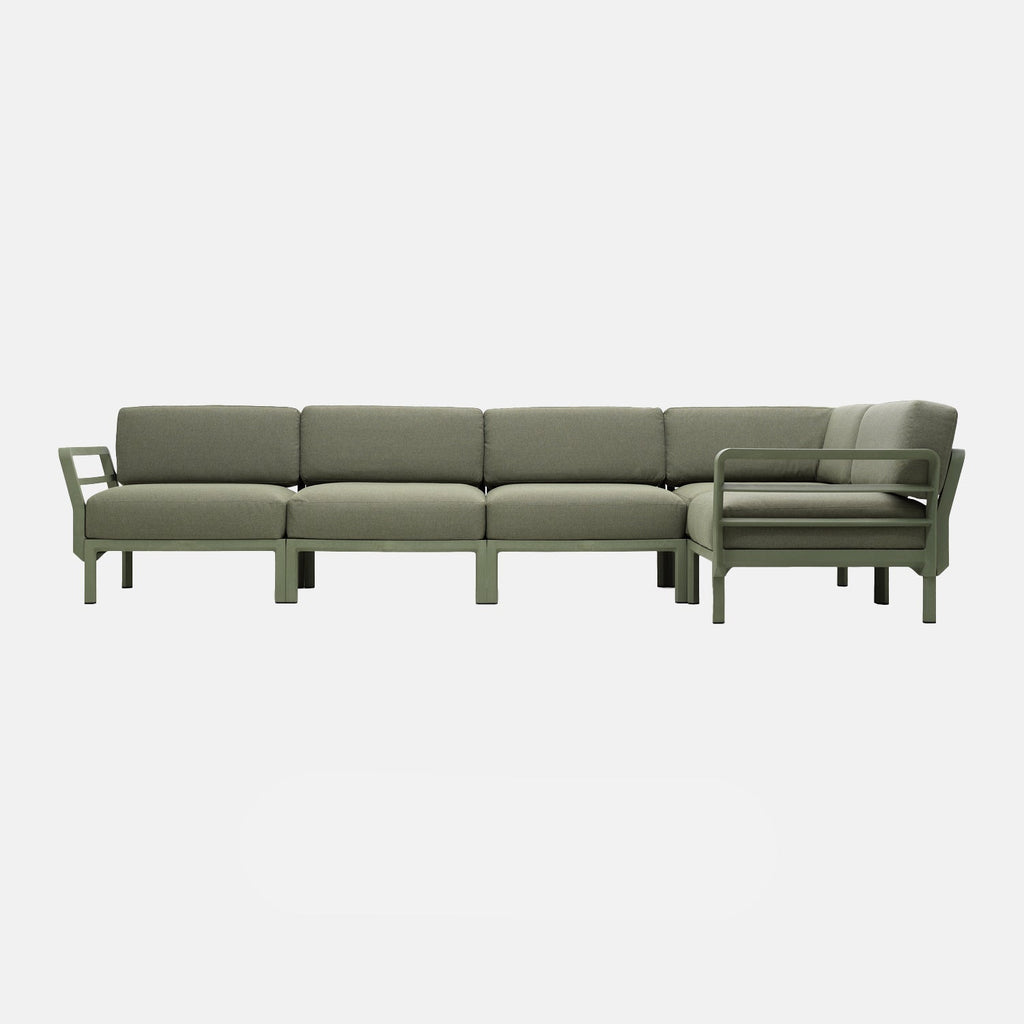 Maximo 5 Modular Sofa By Nardi Outdoor - Olive
