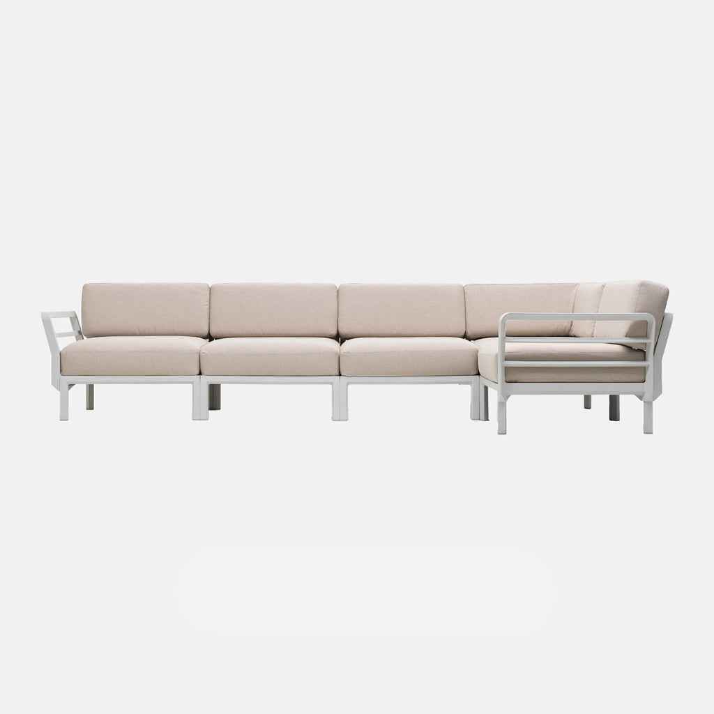Maximo 5 Modular Sofa By Nardi Outdoor - White