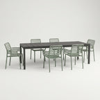 Nardi Dining Set - Rio 210 Extending Table & Doga Armchairs