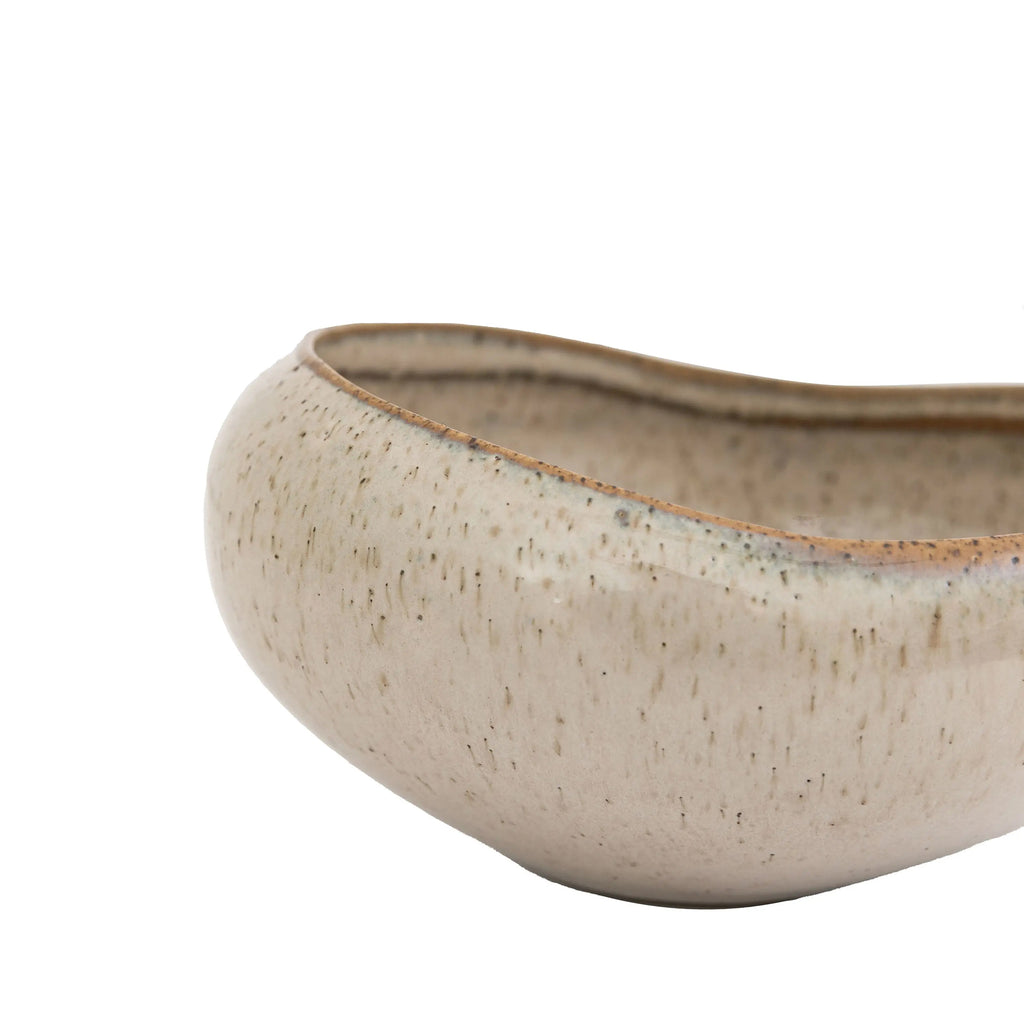 Shop a modern white oatmeal bowl that combines timeless style