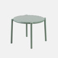 Mint or menta doga outdoor table on a white background