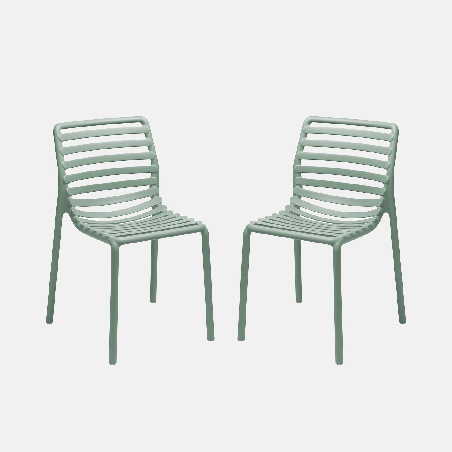 Doga Armless Chair By Nardi - Set Of 2