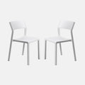 Trill Armless Chair By Nardi - Set of 2