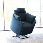 The Moonrise Powerlift reclining armchair by Fama. Shop online with UK mainland delivery available.