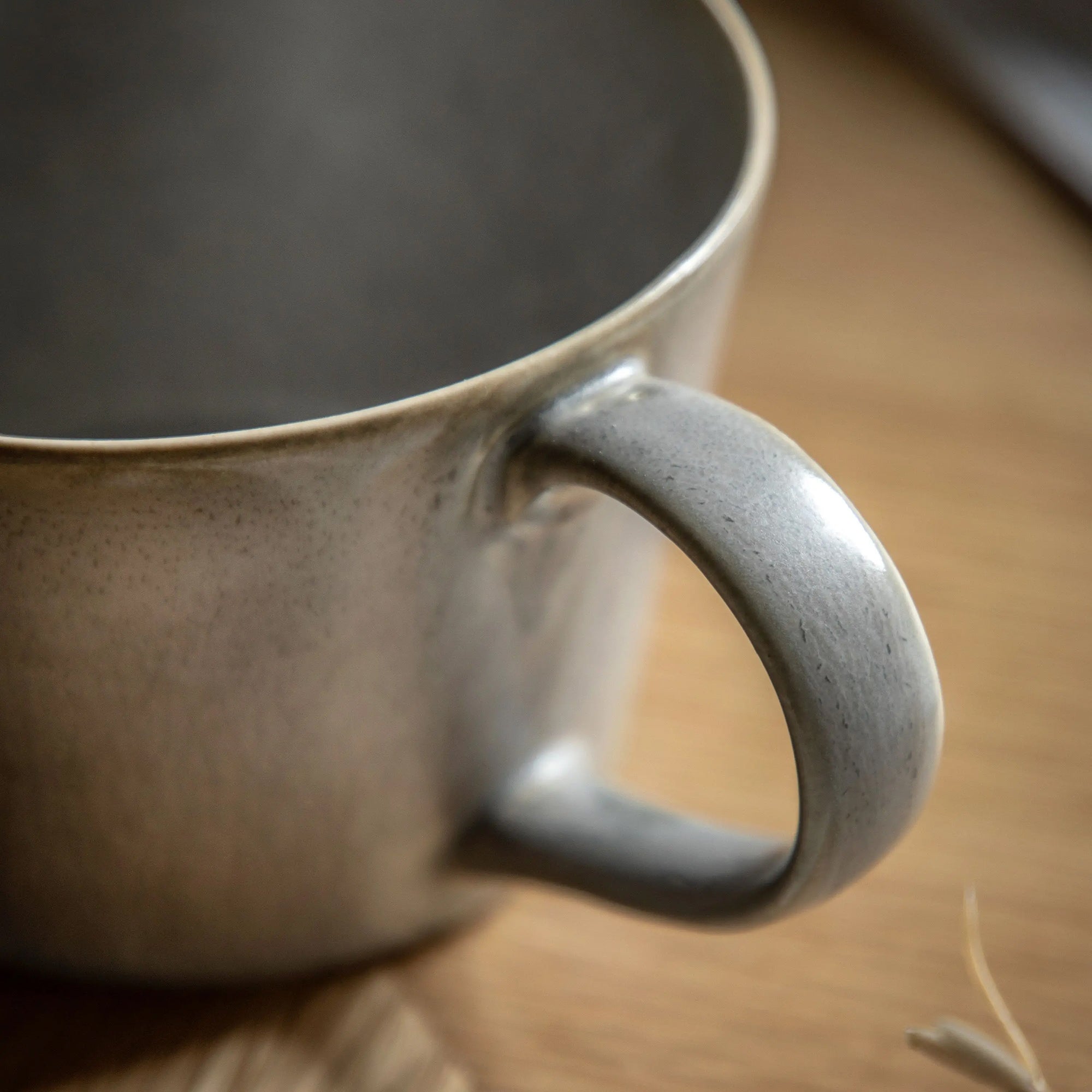Ceramic mug made with a smooth glazed finish