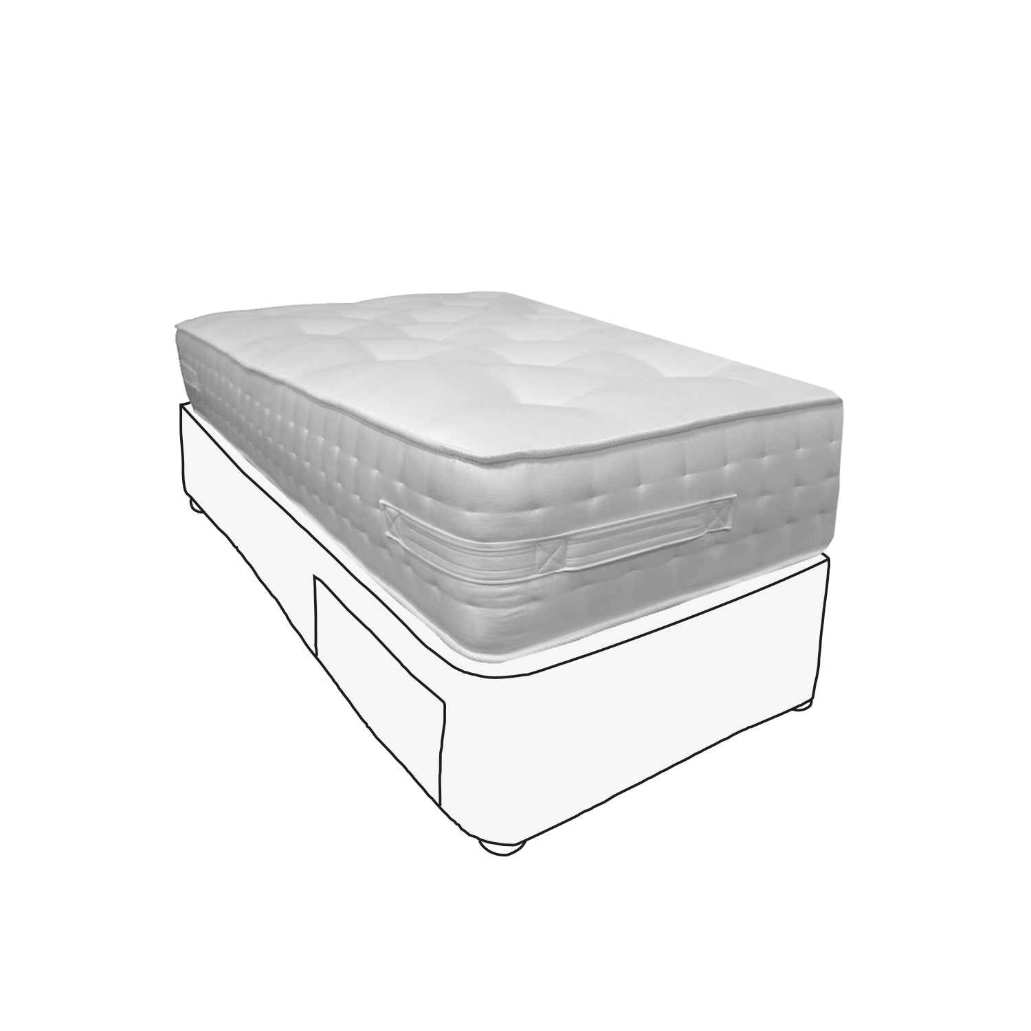 Single - Mattress & Divan With Drawers