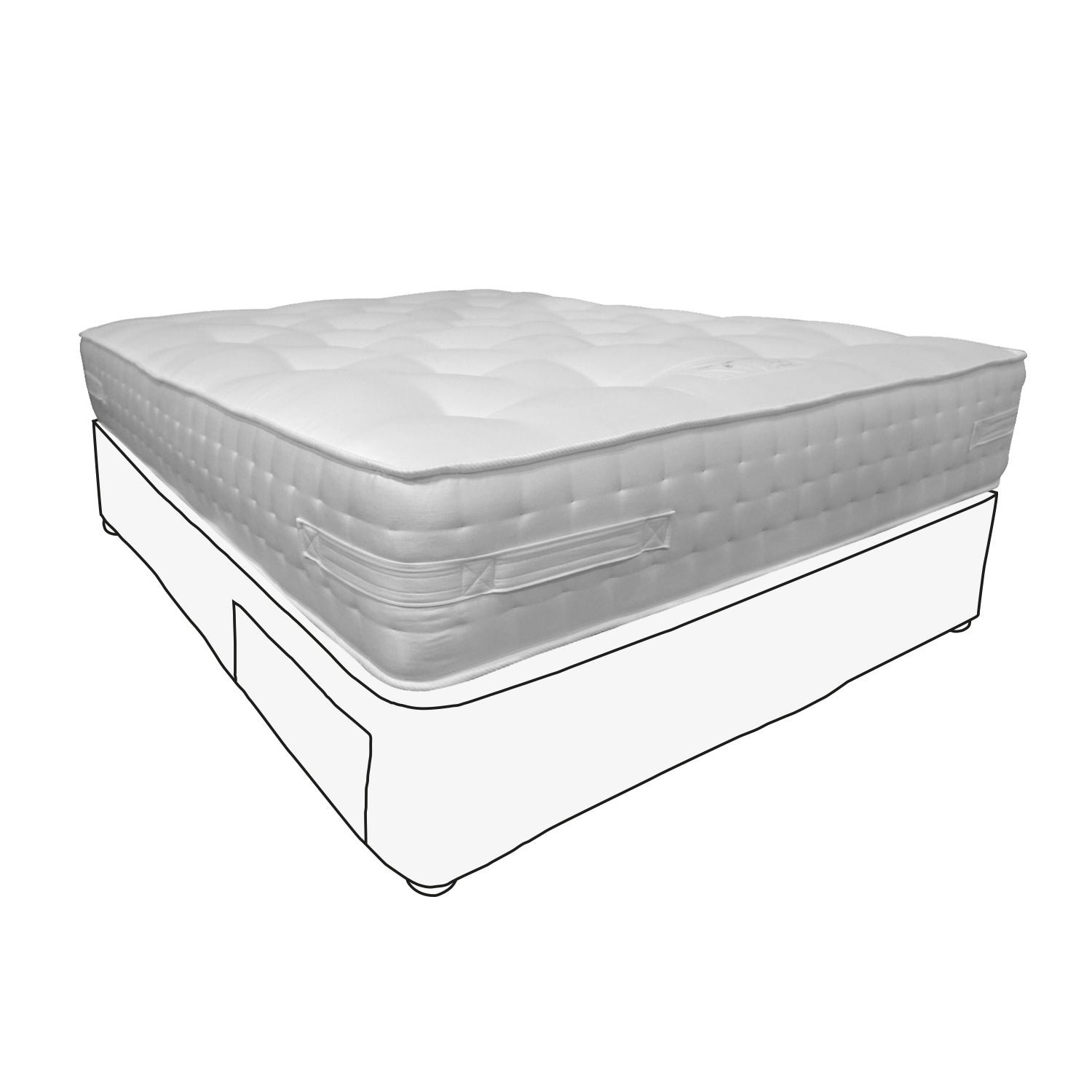 Super King - Mattress & Divan With Drawers