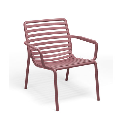 Doga Relax Garden Chair By Nardi - Set Of 4 Marsala