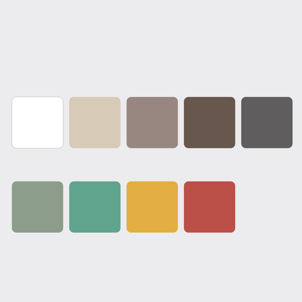 8 vibrant colours for the new Net 40 small garden table