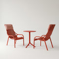 Garden Set - x2 Net Lounge Chairs, x2 Head Cushions & Spritz Garden Table By Nardi
