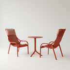 Garden Set - x2 Net Lounge Chairs, x2 Head Cushions & Spritz Garden Table By Nardi