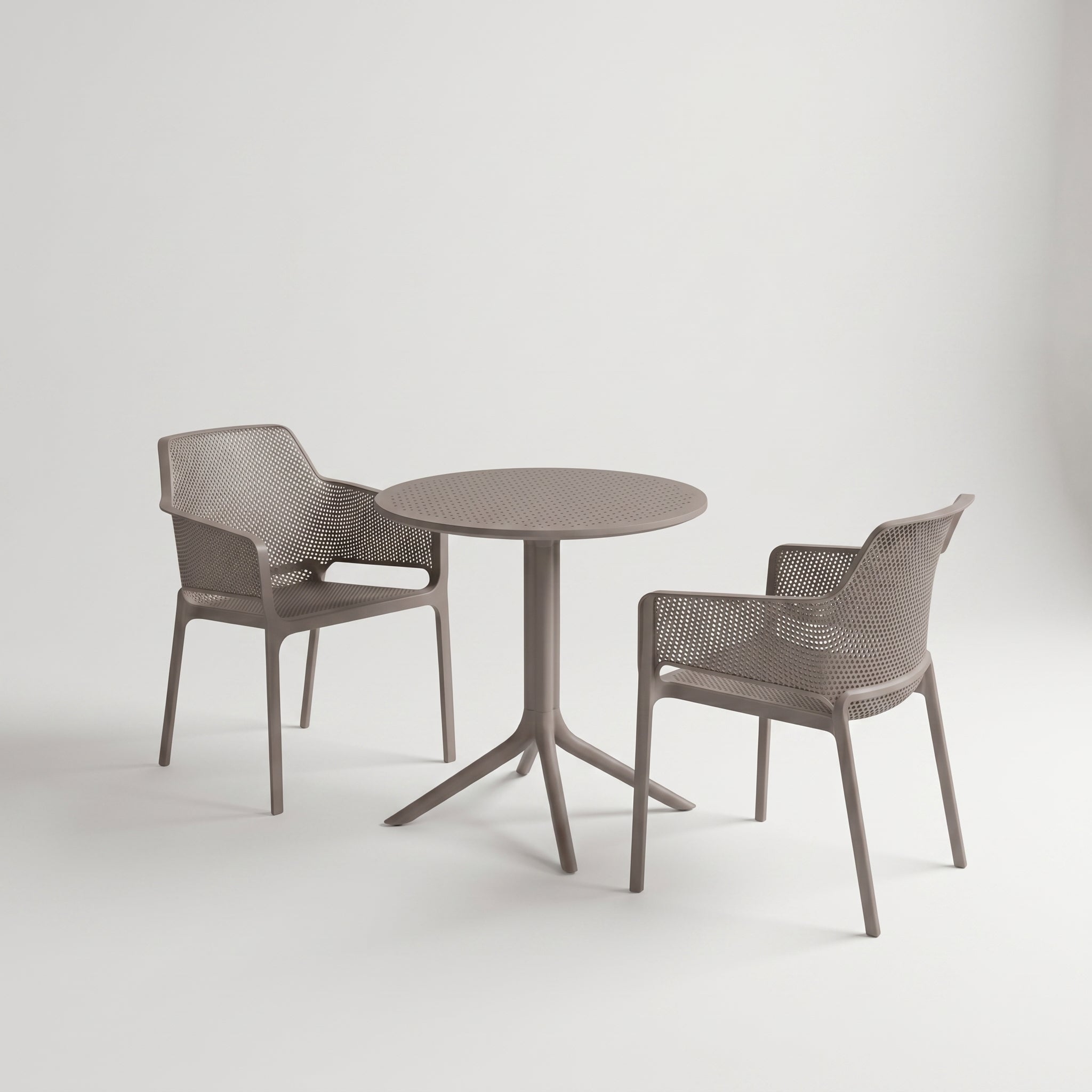 Nardi Garden Set - Step Garden Table & x2 Net Relax Garden Chairs