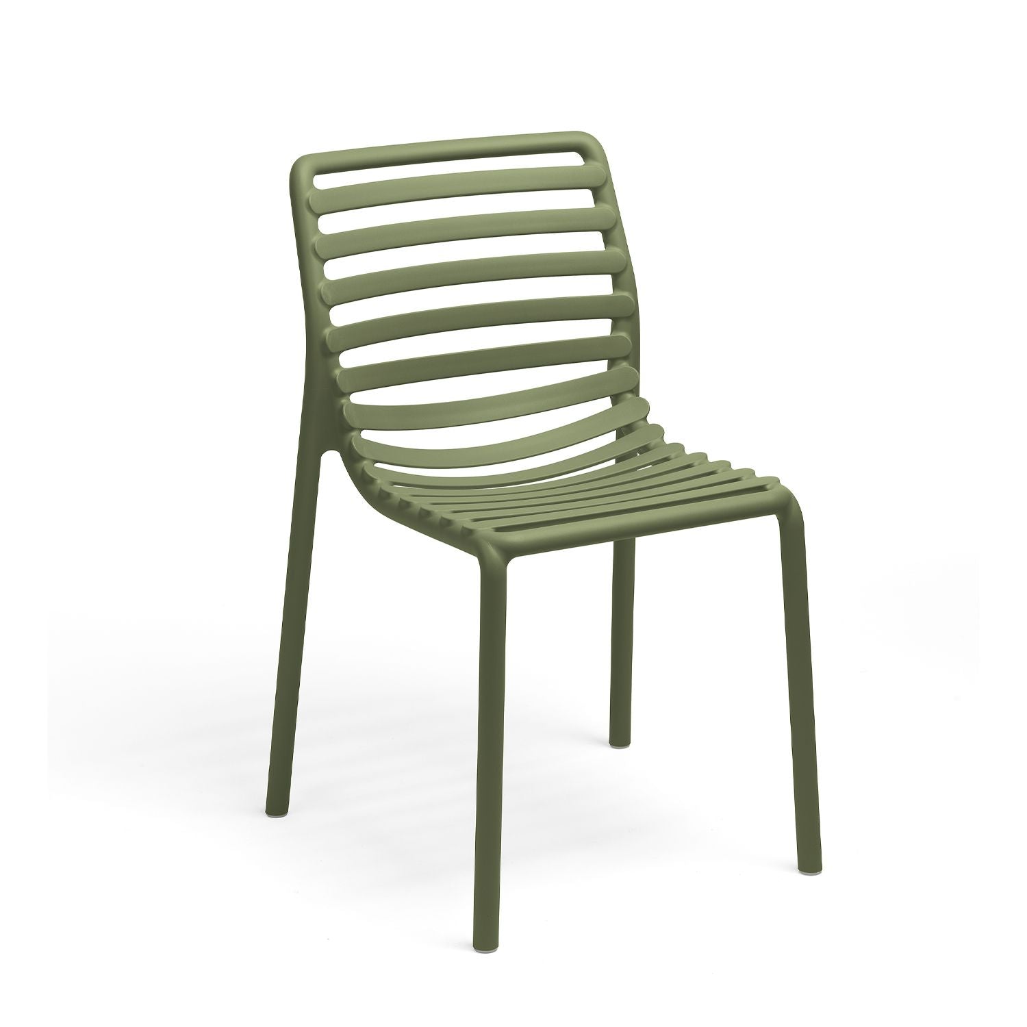Doga Armless Chair By Nardi - Set Of 6 - Olive