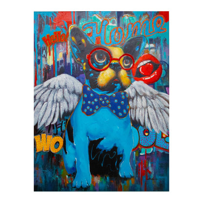 Dog With Wings LED Neon Painting