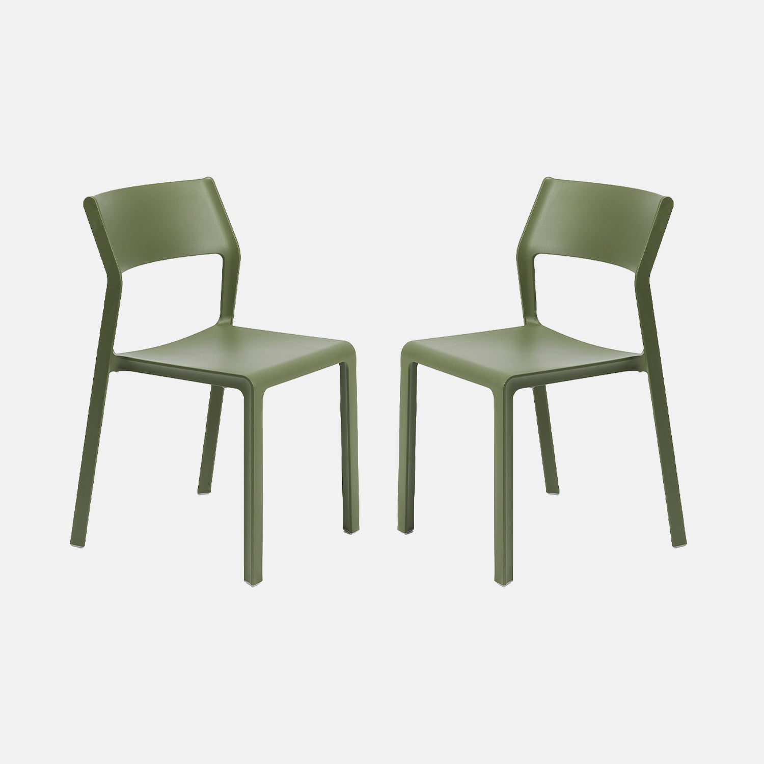 Trill Armless Chair By Nardi - Set of 2