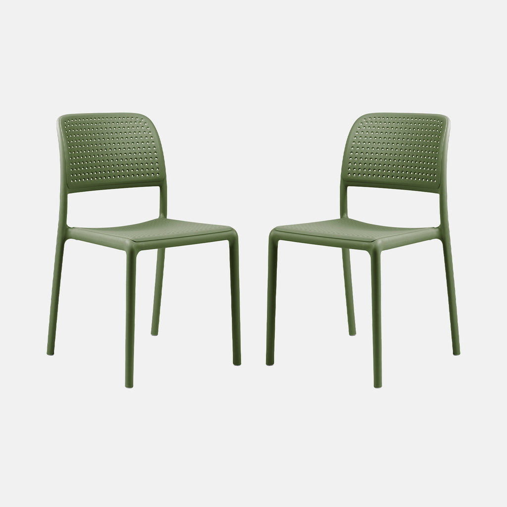 Nardi Bora Armless Chair - Set Of 2