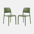 Nardi Bora Armless Chair - Set Of 2
