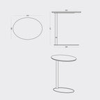 The Fama Olivia table is 671mm high & 590mm wide. Shop all Fama tables online.